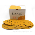 Car Paint Gold Paper Abrasive 150mm Sanding Discs